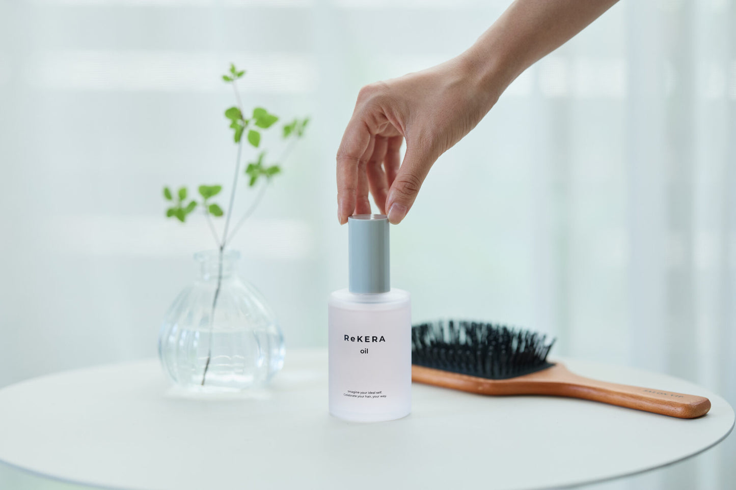 リケラオイル100ml - ツヤと指通りをアップするヘアオイル